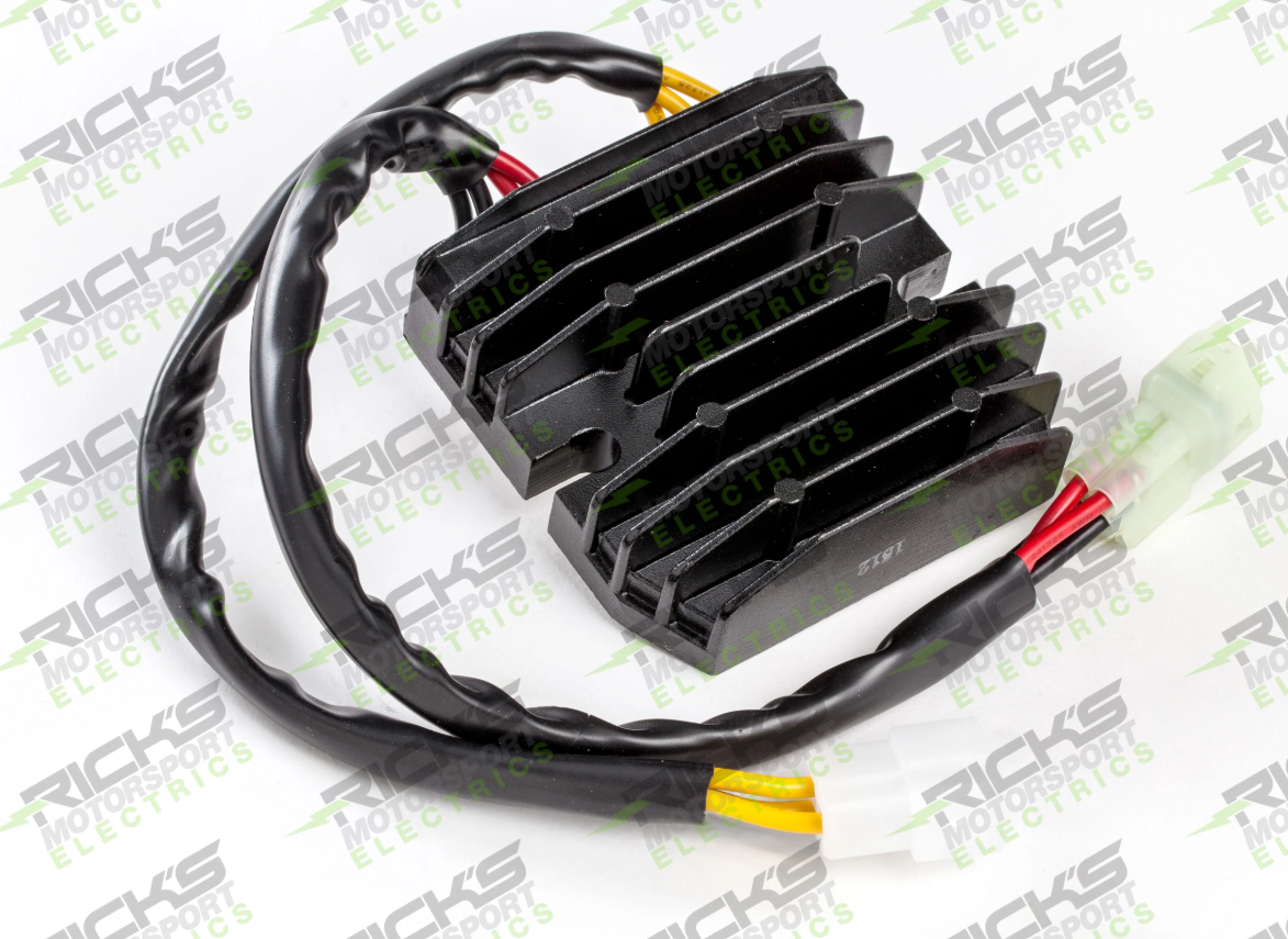 Rick's Motorsports Electrics Universal Style Hot Shot Series Rectifier-Regulator for Suzuki Suzuki V-Strom 650 '00-20, SV1000/SV1000S '97-11, SV650 '98-20 Rick's Motorsports Electrics Universal Style Hot Shot Series Rectifier-Regulator for Suzuki Suzuki V-Strom 650 '00-20, SV1000/SV1000S '97-11, SV650 '98-20